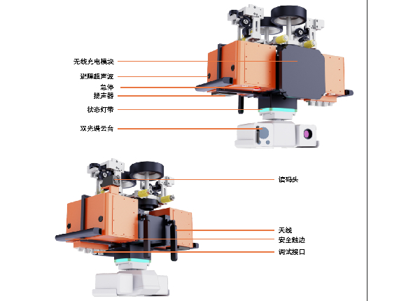 B2雙電機(jī)掛軌巡檢機(jī)器人