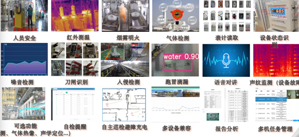 石油化工巡檢機(jī)器人功能